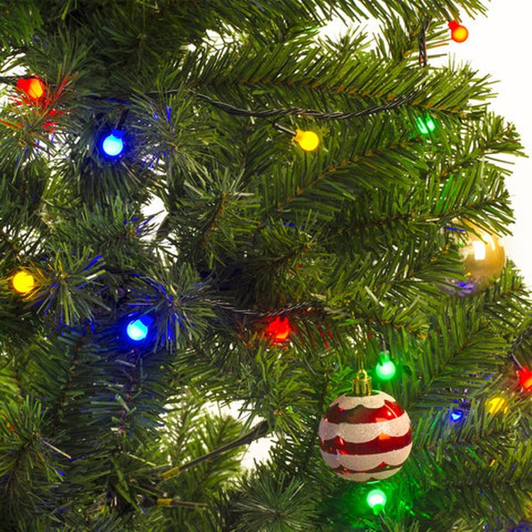 Электрогирлянда светодиодная «Шарики», 100 ламп, 10 м, многоцветная — картинка 5