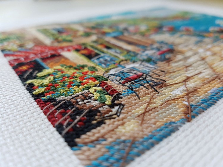 Набор для вышивания «Вид на кафе» — картинка 3