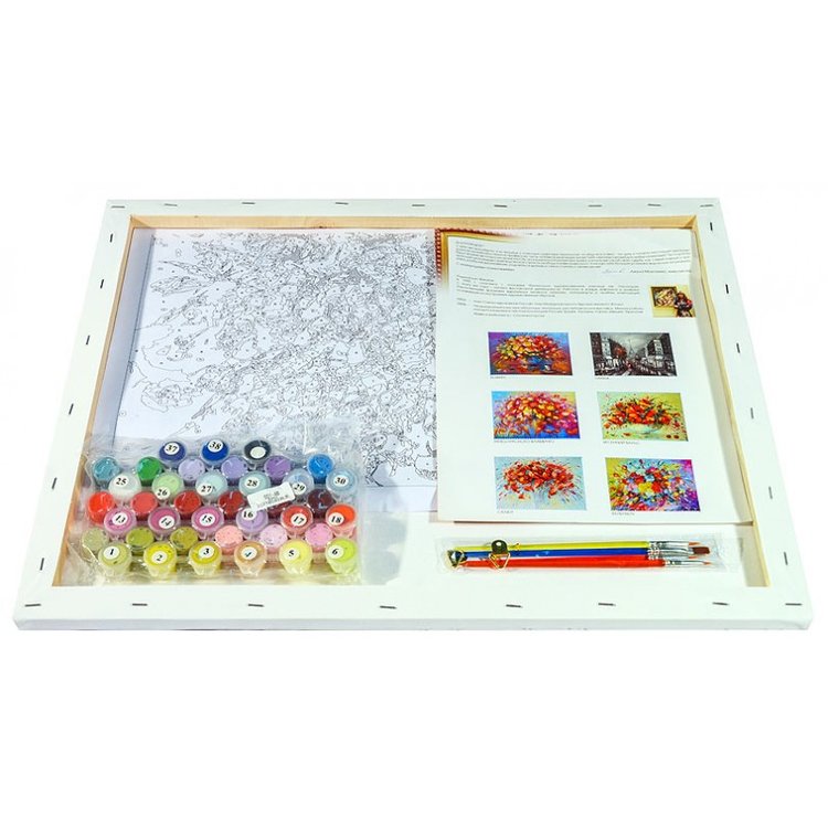 Картина по номерам «Фейерверк из роз» — картинка 3