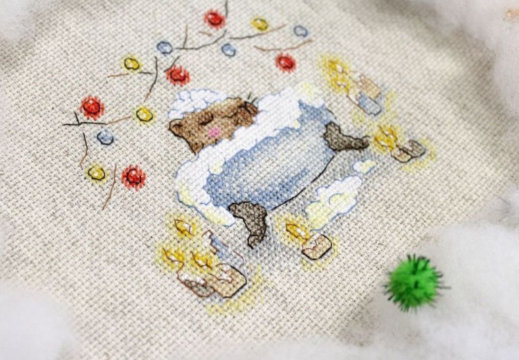 Набор для вышивания «И пусть весь мир подождет» — картинка 4