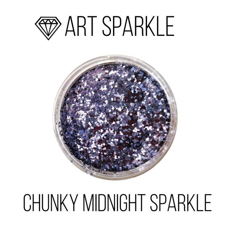 Глиттер крупный Chunky Midnight Sparkle, 50 г, Craftsmen.store