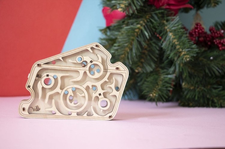 Конструктор из дерева «Мышка в сыре», UNIWOOD — картинка 2