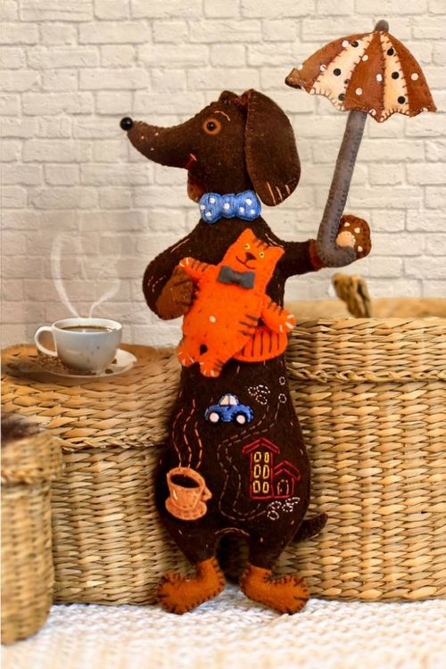 Набор для шитья «Городская такса» — картинка 5