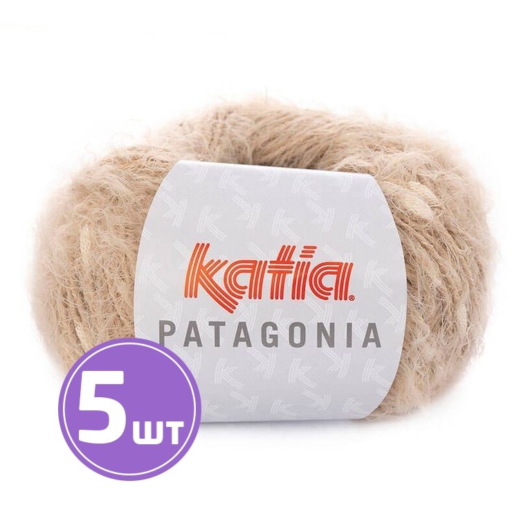 Пряжа Katia Patagonia (203), кремовый, 5 шт. по 50 г