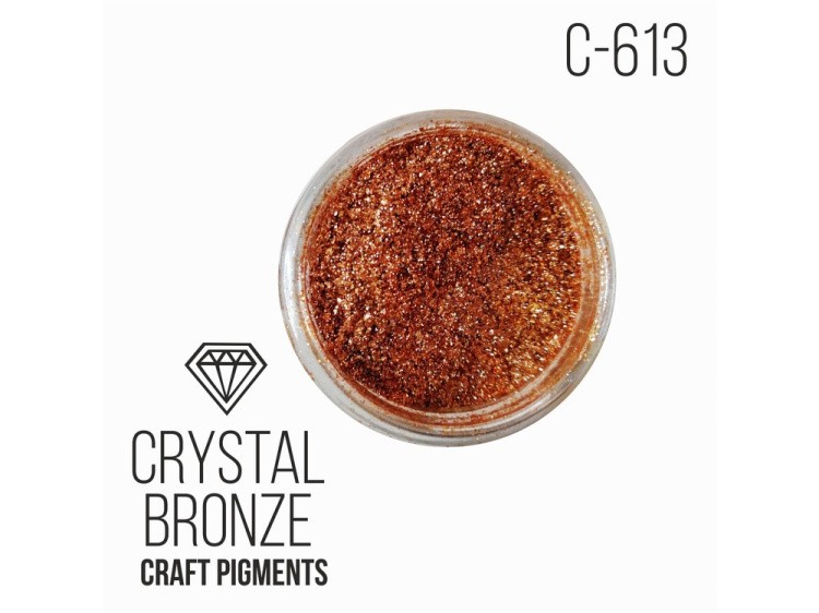 Пигмент минеральный кристаллическая бронза (Crystal Bronze) 10 мл, CraftPigments