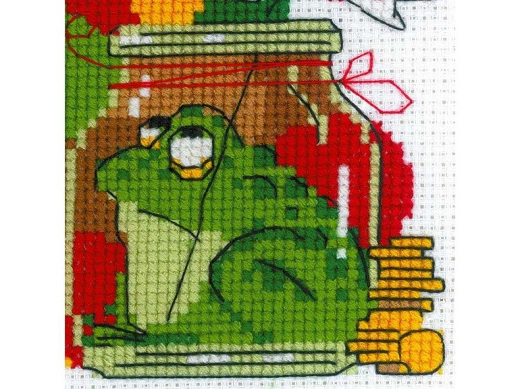 Набор для вышивания «Какой хомяк без жабы» — картинка 4