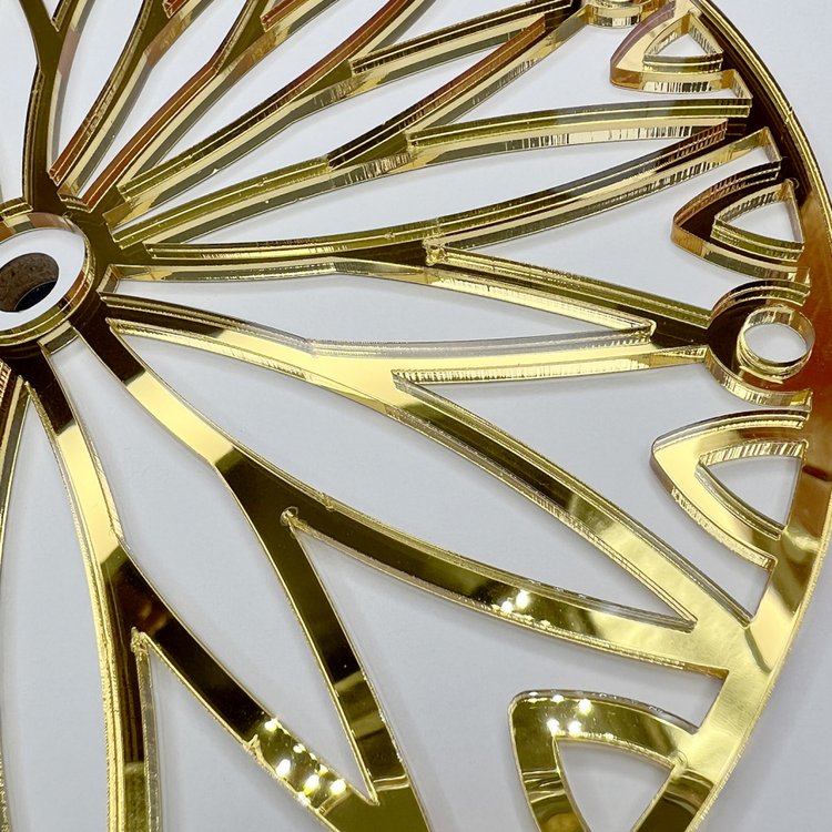 Зеркальная вставка Золото №2, 20 см, Epoxy Master — картинка 2