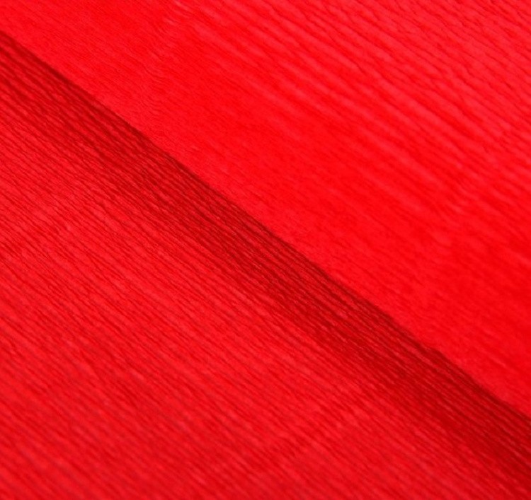Бумага гофрированная, цвет: красный, 2,5 м, Color KIT