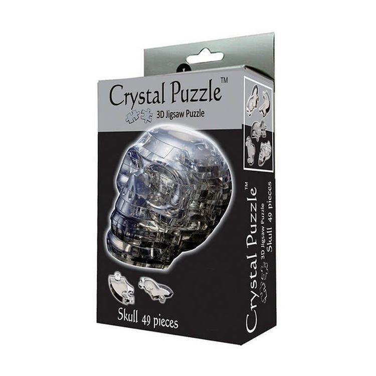 3d головоломка «Черный череп», Crystal Puzzle — картинка 3