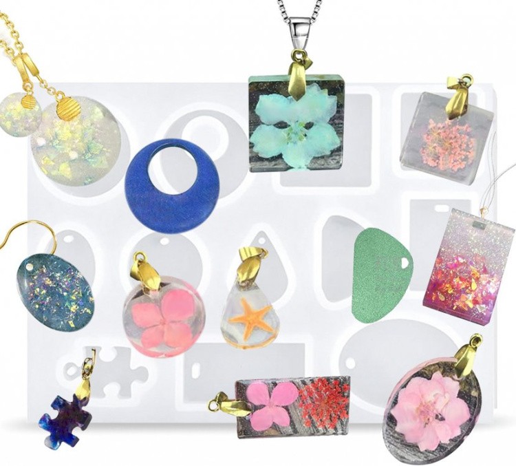 Силиконовый молд для кулонов, 13х15 см — картинка 3