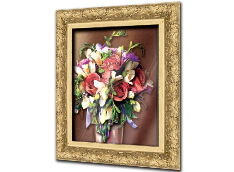 Объемная картина «Ваза с цветами» — картинка 3