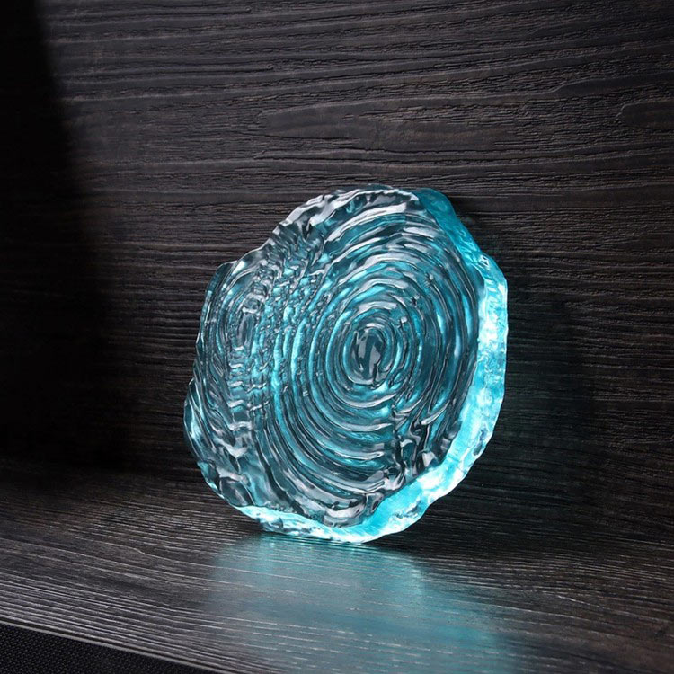 Силиконовый молд - Коастер срез дерева, 12x12см — картинка 3