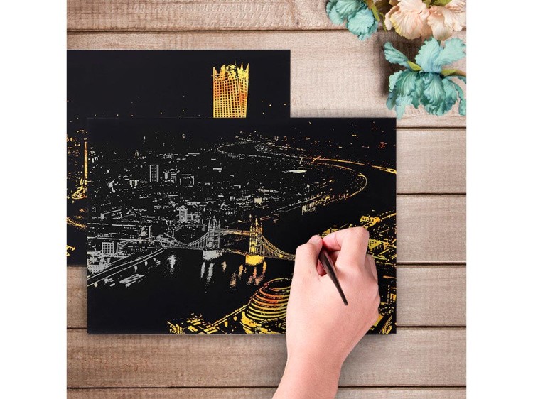Скретч-картина «Bright City London» — картинка 3