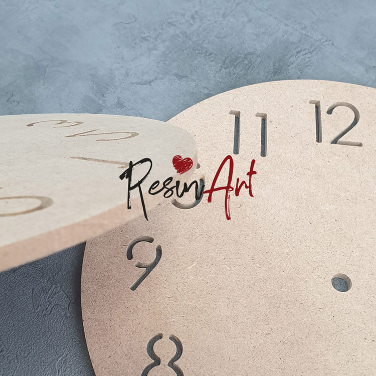 Основа для часов/artboard с цифрами d 50 см, 1 шт., ResinArt — картинка 2