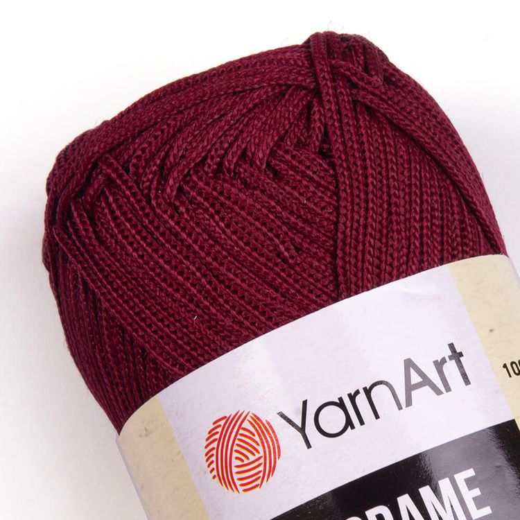 Пряжа YarnArt Macrame (145), вишня, 5 шт. по 90 г — картинка 2