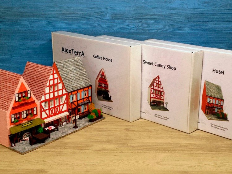 Конструктор из кирпичиков «Отель (со светом и красками)» — картинка 4