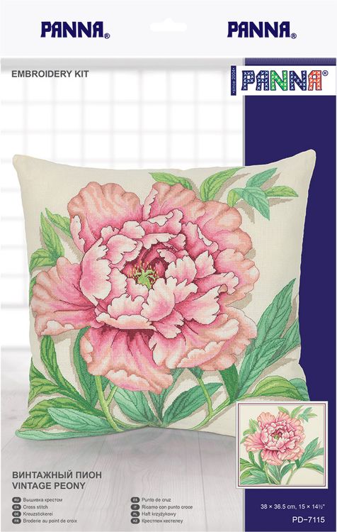 Набор для вышивания «Винтажный пион» — картинка 2