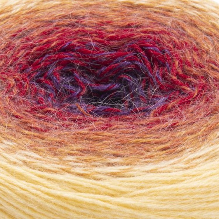 Пряжа YarnArt Flowers Alpaca (418), мультиколор, 5 шт. по 250 г — картинка 2