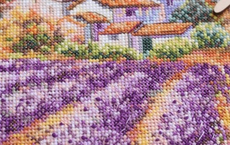 Набор для вышивания «Лавандовые поля» — картинка 3