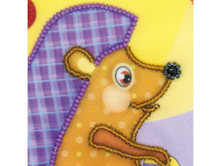 Набор вышивки бисером «Ёжик» — картинка 3