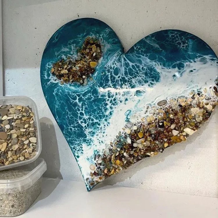 Универсальная эпоксидная смола для рисования AquaGlass GEL 1500 грамм, RU-SMOLA — картинка 13