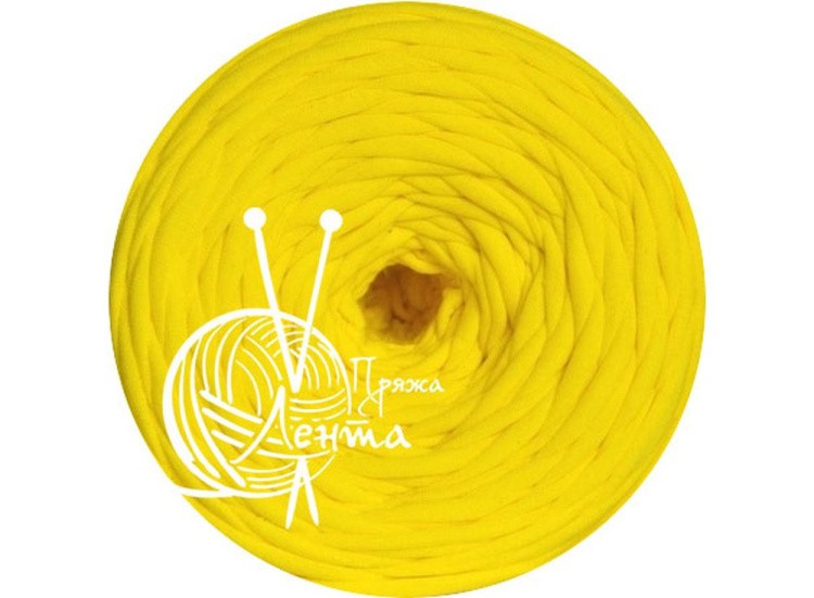 Пряжа Лента (желтый) 330-380 г — картинка 2