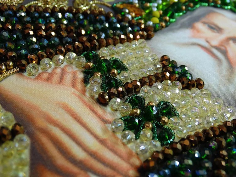 Набор вышивки хрустальными камнями «Святой Серафим Саровский» — картинка 6