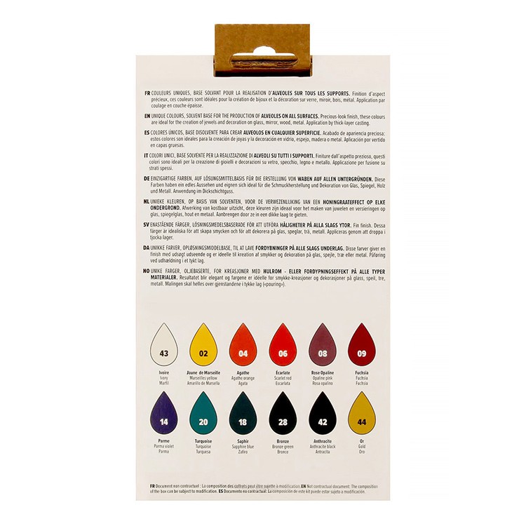 Набор красок Porcelaine 150 «Исследование» по фарфору и керамике, под обжиг, 12 цв., 20 мл, Pebeo — картинка 8