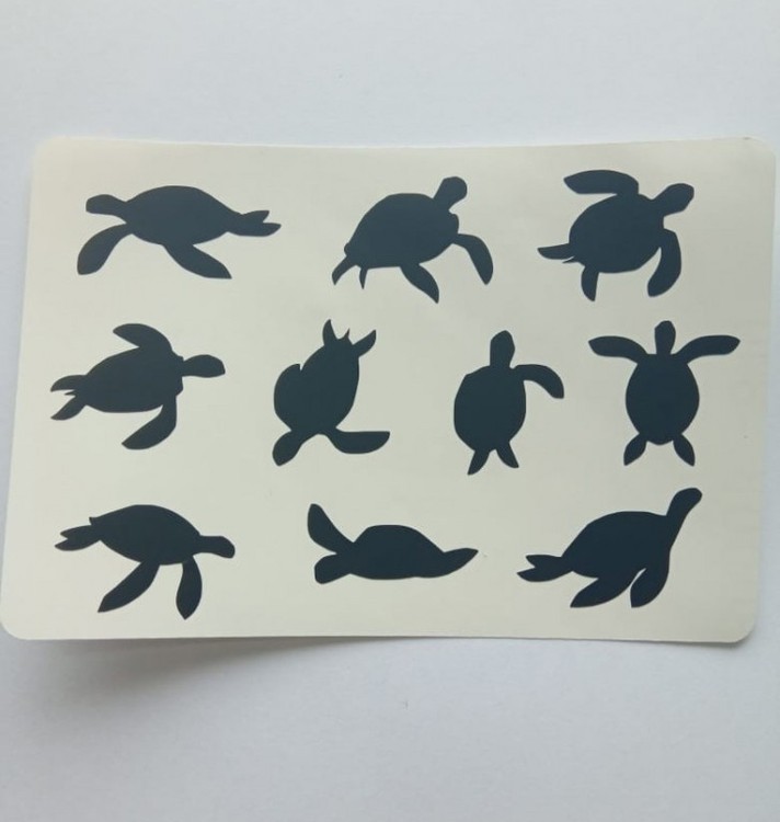 №916 Наклейка (Черные) Sticker, Art Blong — картинка 2