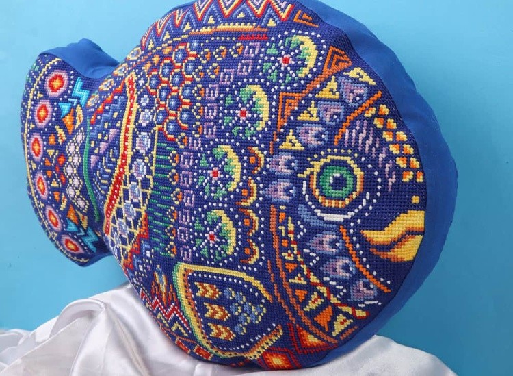 Набор для вышивания «Подушка. Моя рыбка» — картинка 4