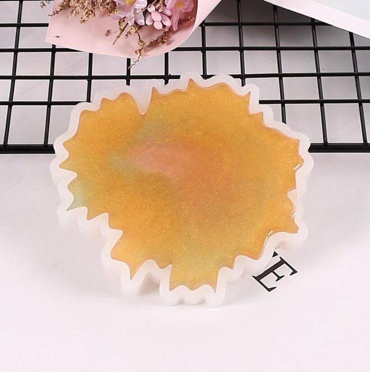 Силиконовый молд для эпоксидной смолы - Агат №1, 9х8 см — картинка 5