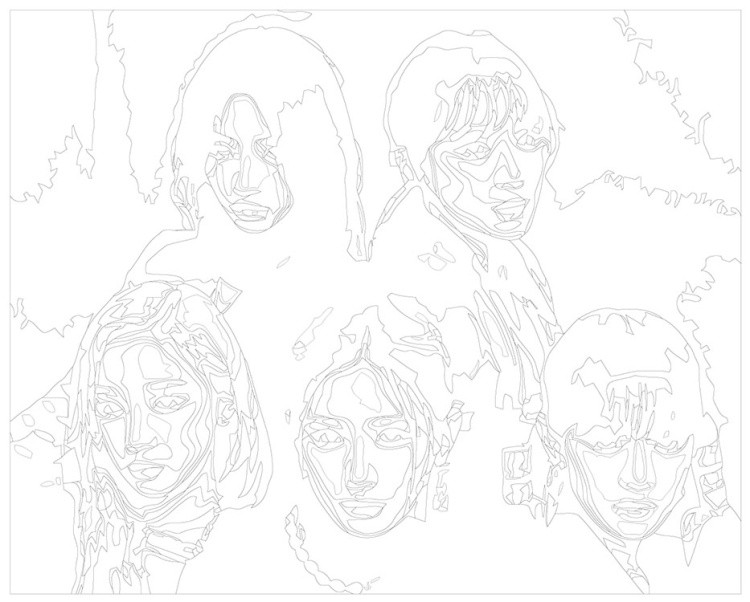 Картина по номерам «KPOP кпоп группа GI-dle Джи Айдл 40х50» — картинка 3