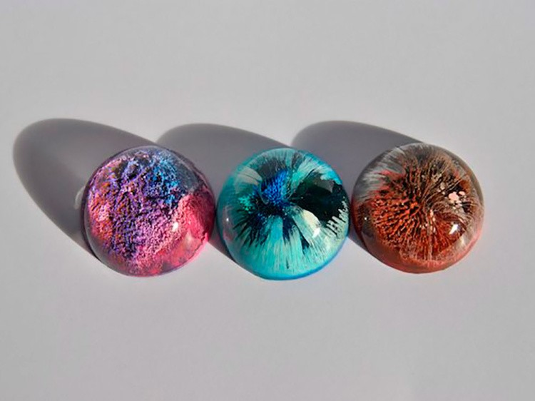 Алкогольные чернила 1036 жемчуг 15 мл, Jacquard Pinata Metallic — картинка 5