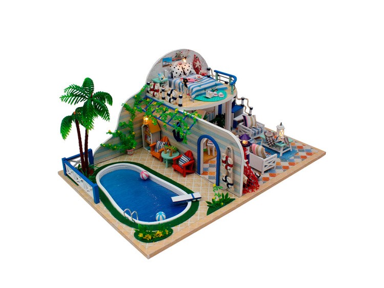 Набор для создания миниатюры (румбокс) «Вилла» — картинка 2