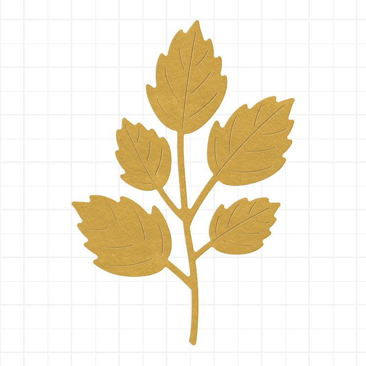 Нож для вырубки «Веточка с листиками», 4,8x7 см, Mr.Painter — картинка 2