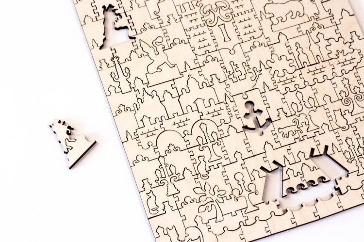 Деревянные пазлы DAVICI «Кот-Петергоф» — картинка 5