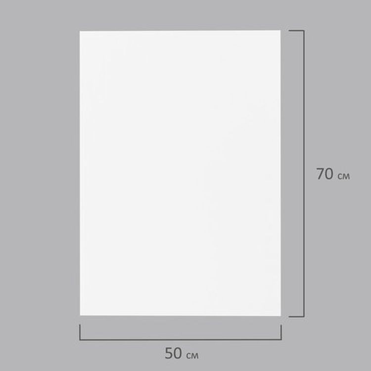 Фоамиран, 50х70 см, цвет: белый — картинка 5