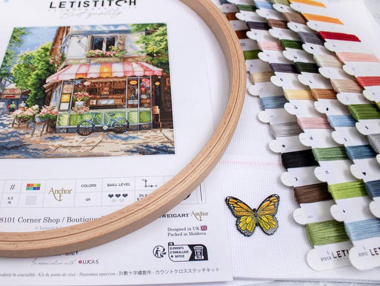 Набор для вышивания «Corner Shop (Магазин на углу)» — картинка 5
