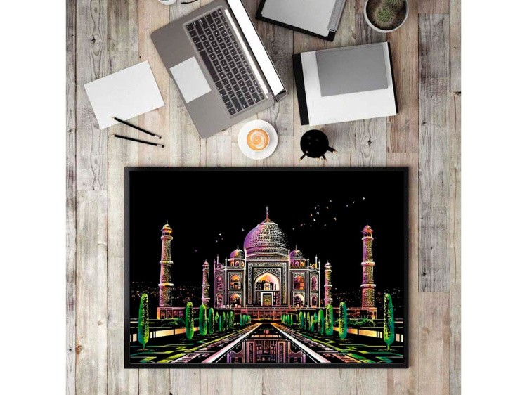 Скретч-картина «Taj Mahal» (цветная) — картинка 8