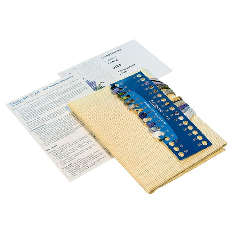 Подушка «Лилии» (канва бежевая) — картинка 2