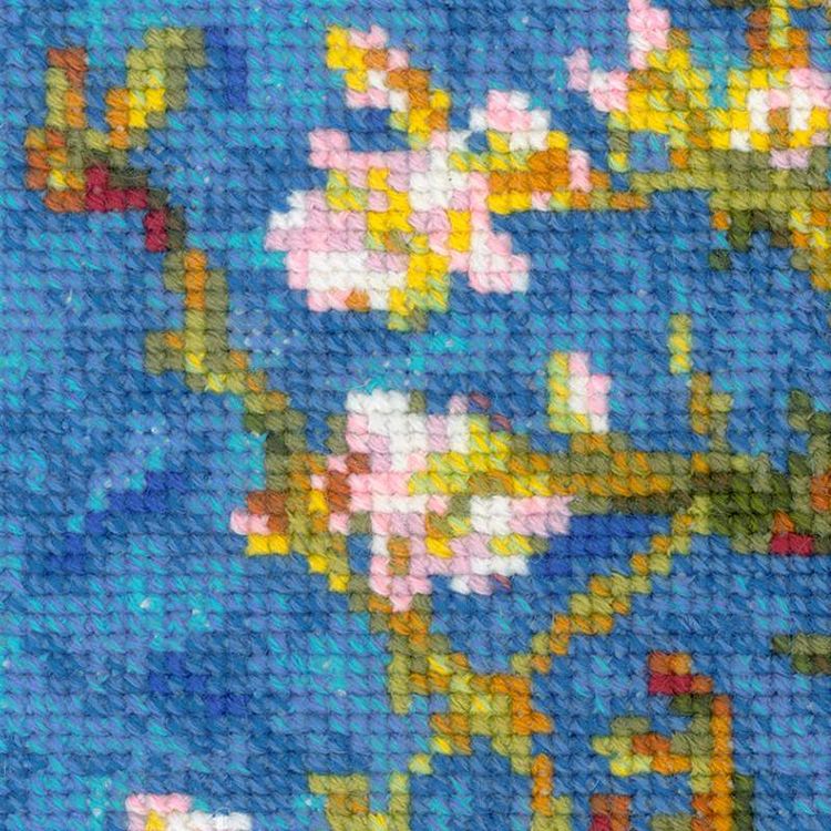 Набор для вышивания «Цветущий миндаль» по мотивам картины Ван Гога — картинка 3