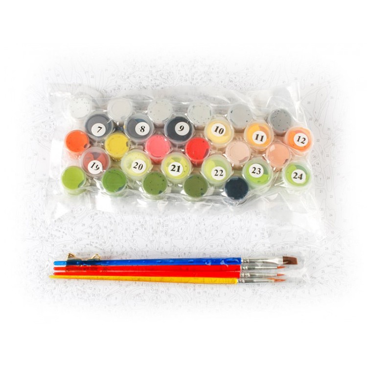 Картина по номерам «Кутерьма в пятнышках» — картинка 3