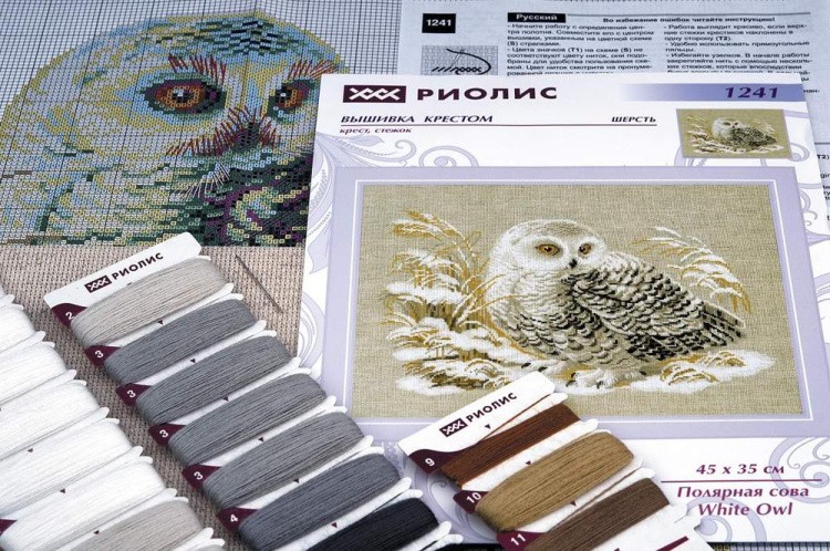 Набор для вышивания «Белая сова» — картинка 4