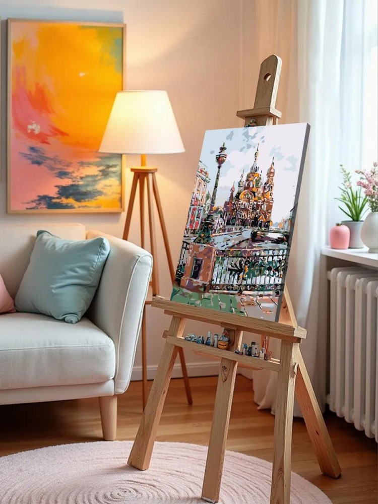 Картина по номерам «Петербургские каналы» — картинка 9