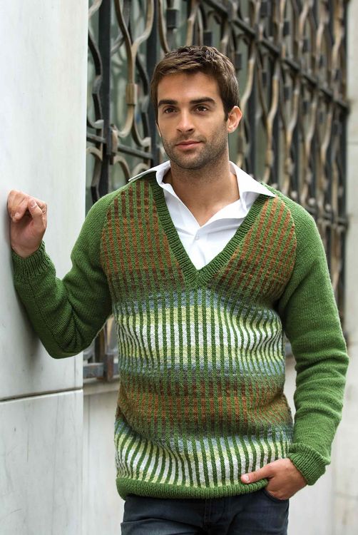 Пряжа ALIZE LanaGold (29), хаки, 5 шт. по 100 г — картинка 3