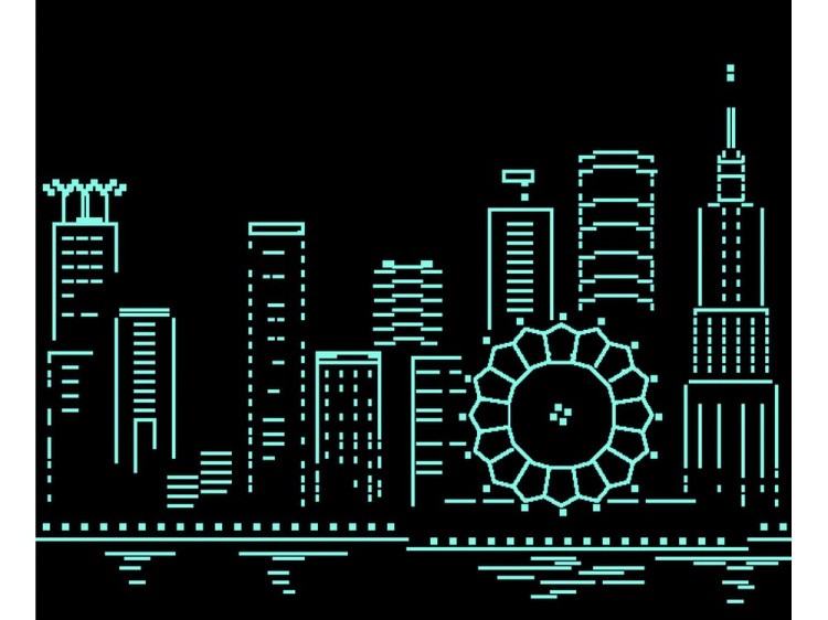 Набор для вышивания «Ночной город» — картинка 8