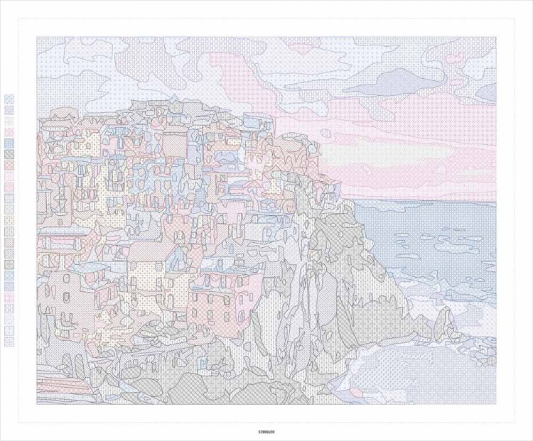 Картина по номерам «Итальянский закат» — картинка 3