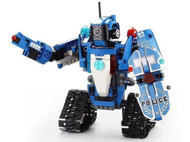 Радиоуправляемый конструктор CADA 2 в 1 полицейский робот-трансформер, 556 деталей
— картинка 2