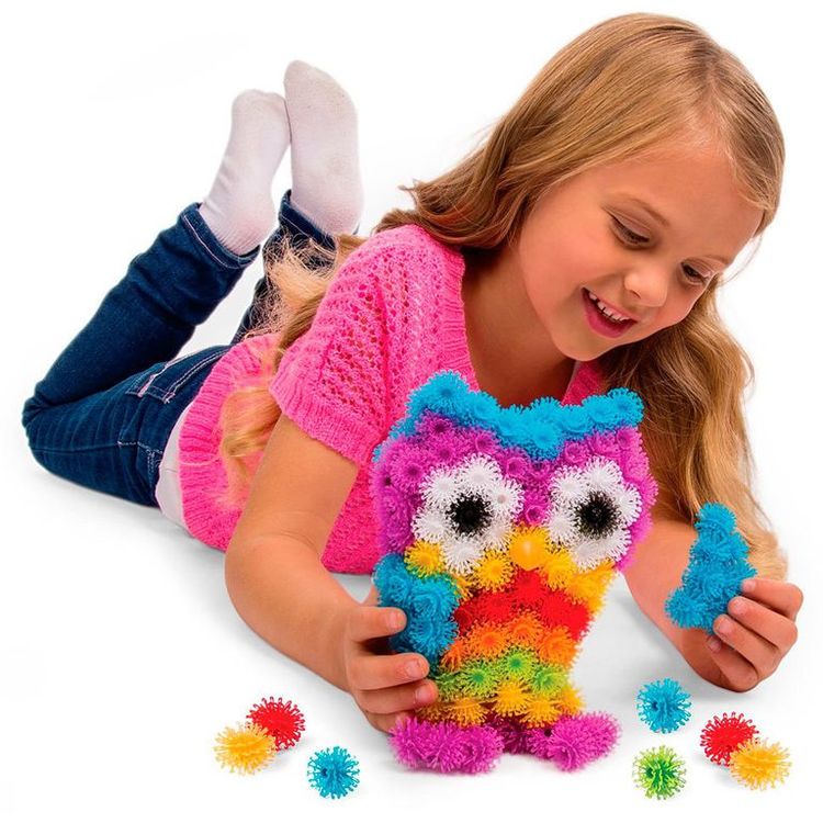 Конструктор-липучка Вязкий Пушистый шарик (Bunchems) 600 деталей — картинка 2