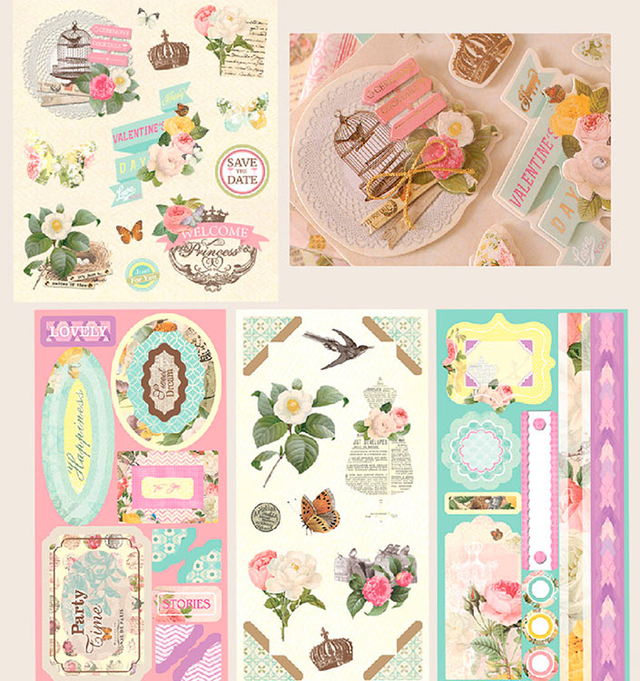 Набор для создания альбома «Розовое настроение» — картинка 4